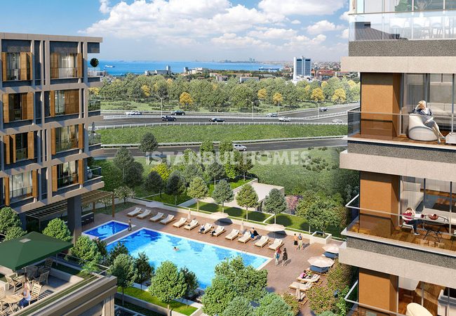 Appartements Élégants En Complexe Avec Centre Commercial À Kadıköy 6