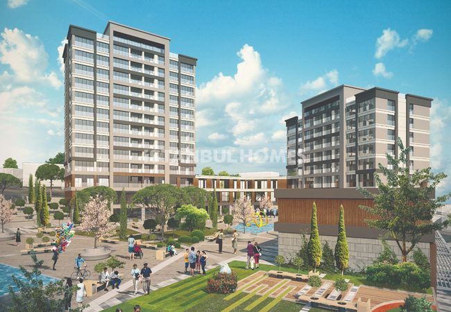 Luxueux Immobiliers Spacieux Avec Installations Sociales À Beylikdüzü 7