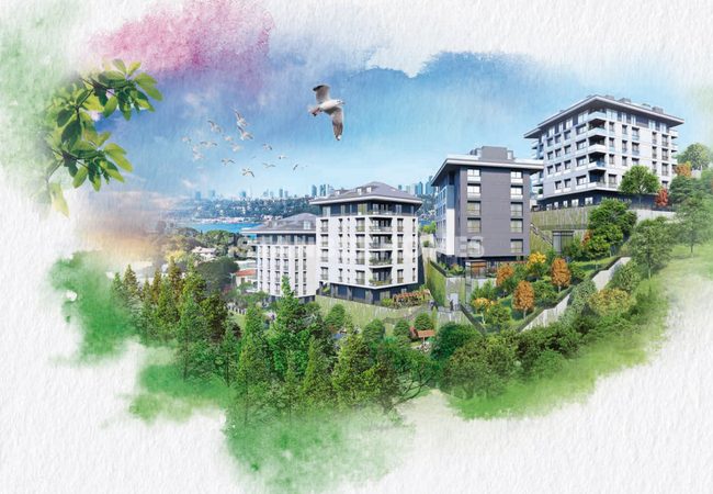 Luxury Istanbul Flats with Bosphorus View in Uskudar 1