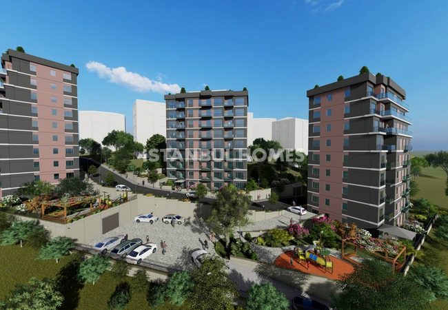 Immobilier Moderne Vue Forêt Et Ville À Kagithane 5