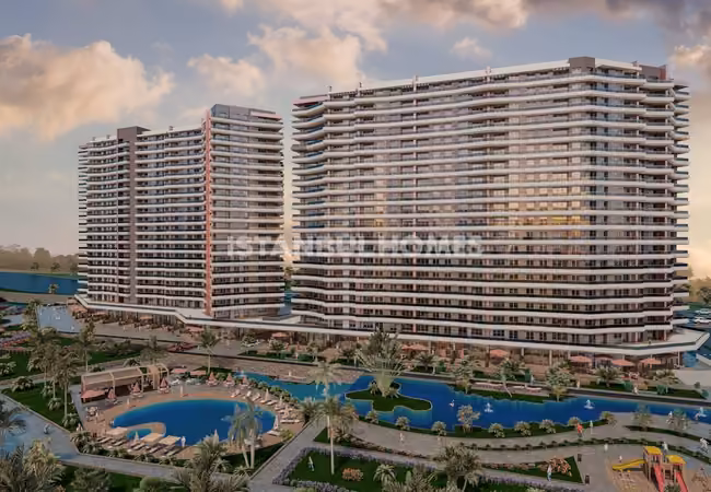 New Apartments with Botanic Garden in Buyukcekmece Istanbul