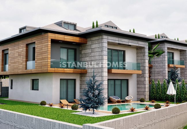 New Build Triplex Villas with Private Pool in Beylikduzu 2
