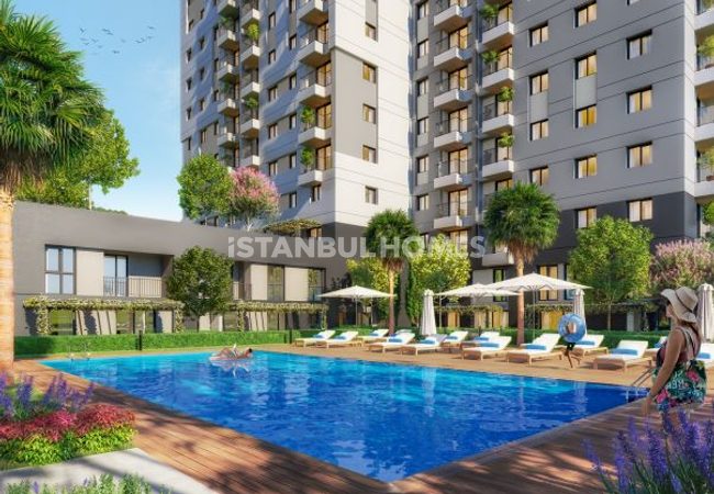 Wohnungen Im Komplex Mit 24/7 Security In Bagcilar Istanbul
