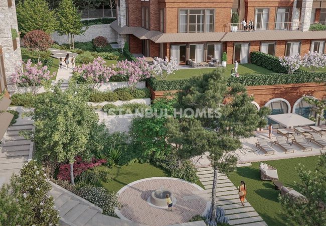 Квартиры с Высокими Потолками в Жилом Комплексе в Эюпе 10