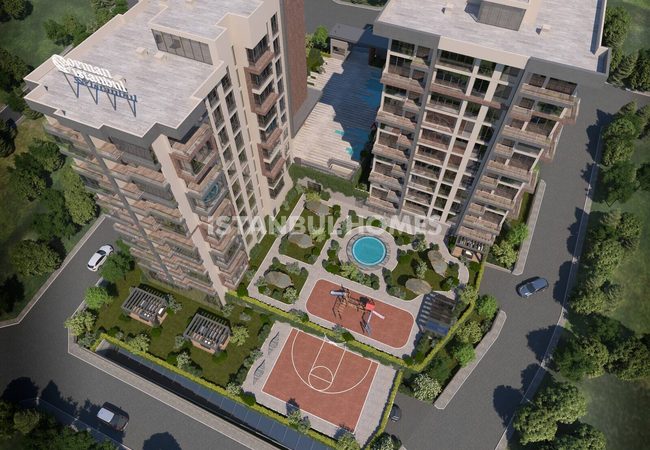 شقق للبيع في مجمع السكني مطل على الغابة في كاغيتهانه 3