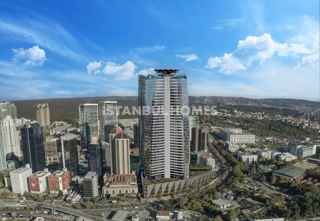 Flats in Luxury Project with Views on 3 Bridges in Istanbul Sariyer