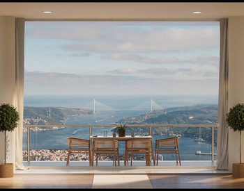 Flats in Luxury Project with Views on 3 Bridges in Istanbul Sariyer 2