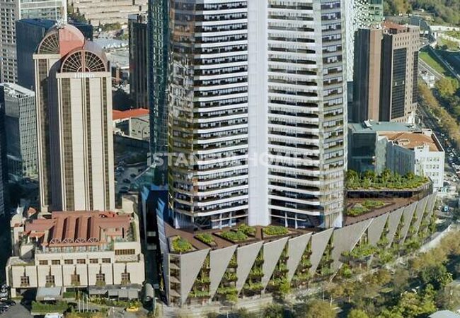 Flats in Luxury Project with Views on 3 Bridges in Istanbul Sariyer 6
