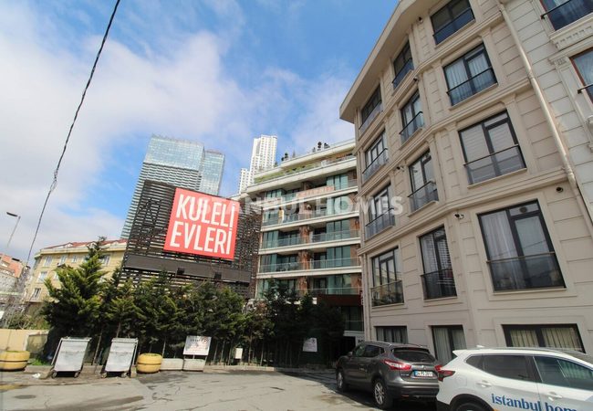 伊斯坦布尔西斯里 (sisli ) 安全建筑群中带家具的复式公寓 2