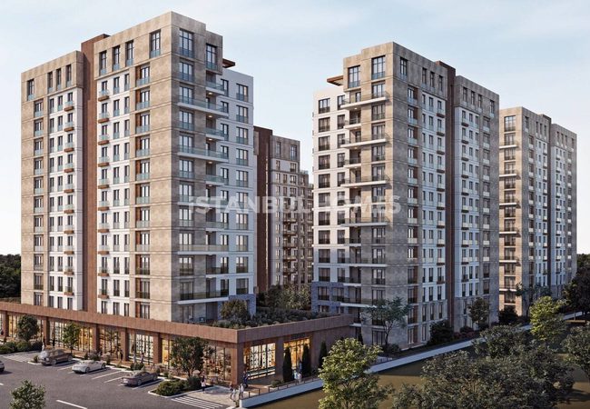 Immobilien Mit Seeblick In Der Nähe Der Hauptstraße In Istanbul