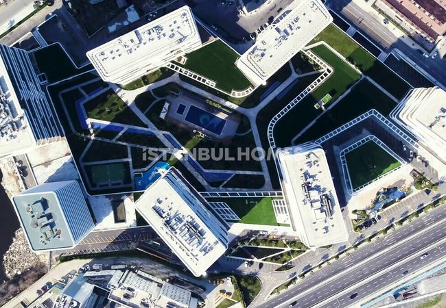 伊斯坦布尔再廷布尔努带泳池综合楼海滨公寓 4