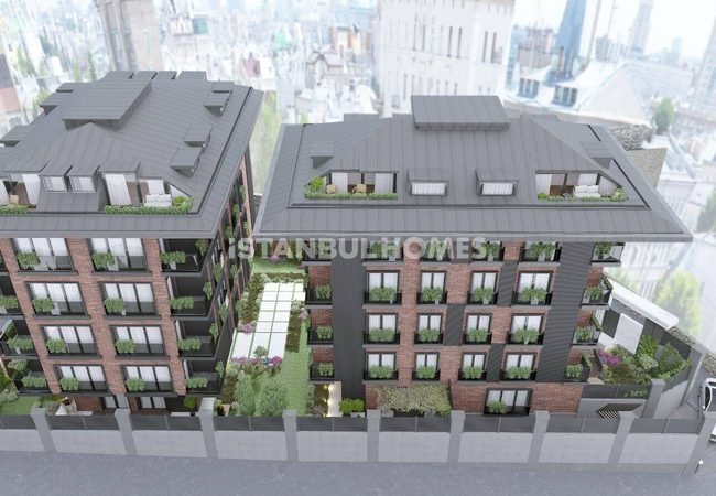 Bosphorus View-flats with Private Gardens in Uskudar Istanbul 3