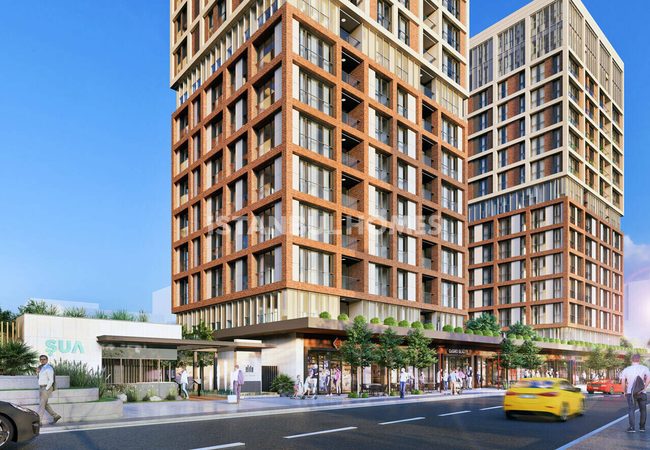 İstanbul Kadıköy'de Havuzlu Sitede Şehir Manzaralı Daireler 12