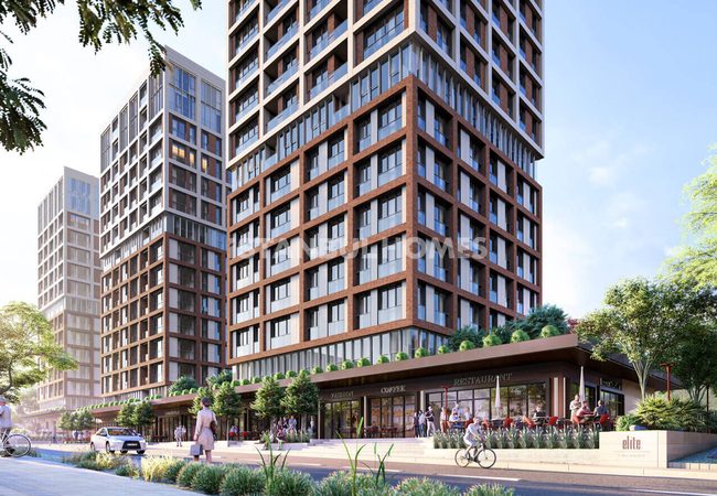 İstanbul Kadıköy'de Havuzlu Sitede Şehir Manzaralı Daireler 4