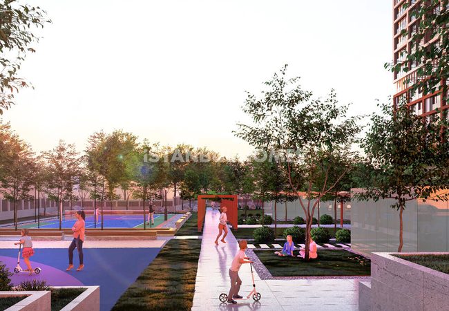 İstanbul Kadıköy'de Havuzlu Sitede Şehir Manzaralı Daireler 11