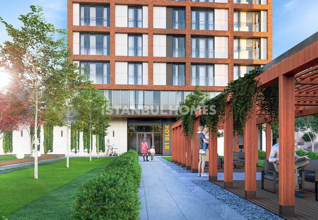 İstanbul Kadıköy'de Havuzlu Sitede Şehir Manzaralı Daireler 9