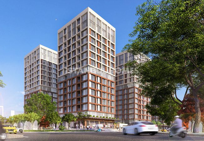 İstanbul Kadıköy'de Havuzlu Sitede Şehir Manzaralı Daireler 8