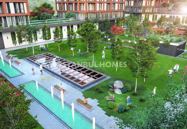 İstanbul Kadıköy'de Havuzlu Sitede Şehir Manzaralı Daireler 6