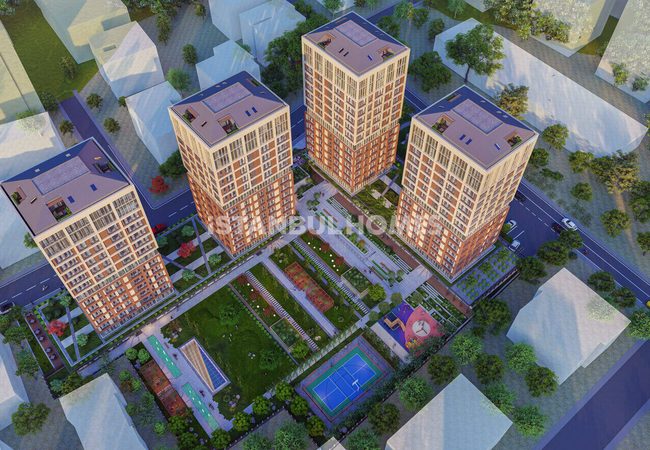 İstanbul Kadıköy'de Havuzlu Sitede Şehir Manzaralı Daireler 3