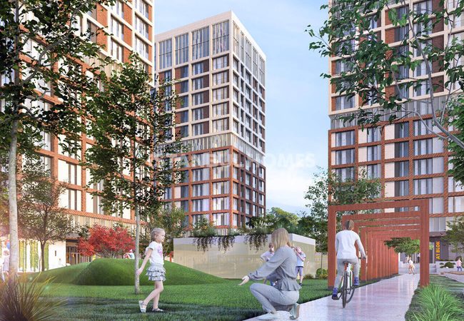 İstanbul Kadıköy'de Havuzlu Sitede Şehir Manzaralı Daireler 2