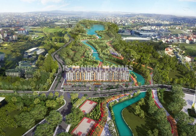 伊斯坦布尔 Arnavutkoy 带停车场的森林景观房产 6