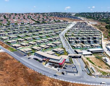 Стильные виллы с бассейном на продажу в Бююкчекмедже 3