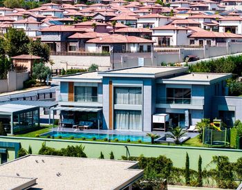 Стильные виллы с бассейном на продажу в Бююкчекмедже 2