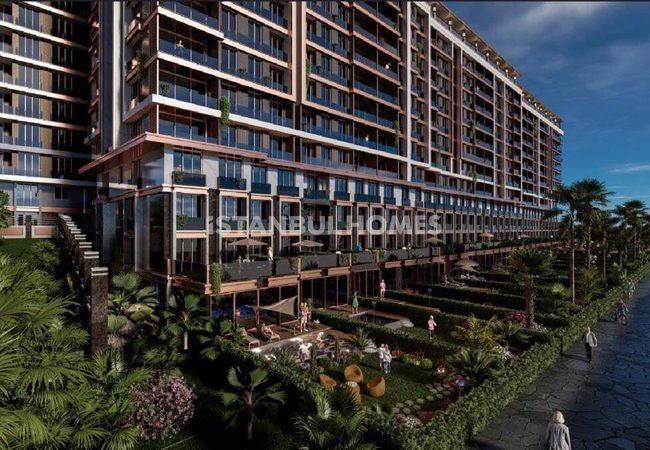 Spacious Lake-view Flats in a Complex with Pool in Istanbul