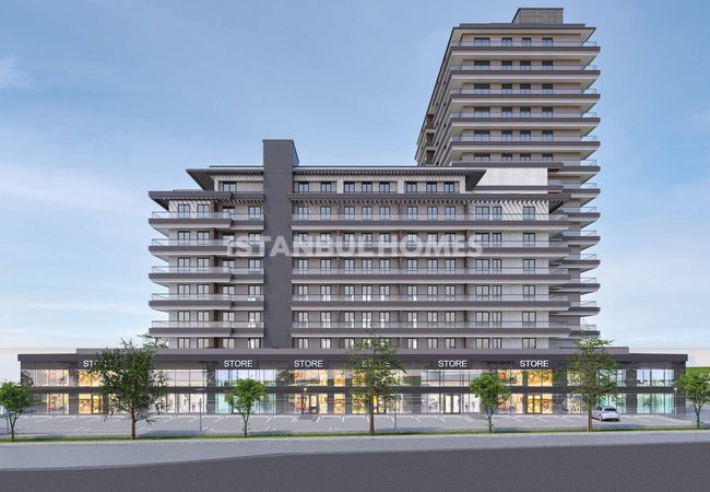 Flats in a Complex with a Pool in Buyukcekmece 1