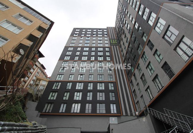 İstanbul Kağıthane'de Şehir Manzaralı 1+1 Şık Daire 1