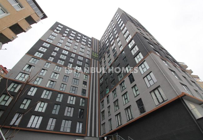 İstanbul Kağıthane'de Şehir Manzaralı 1+1 Şık Daire