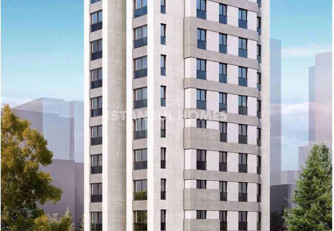 آپارتمان برای فروش با نمای شهر در Kadıköy استانبول
