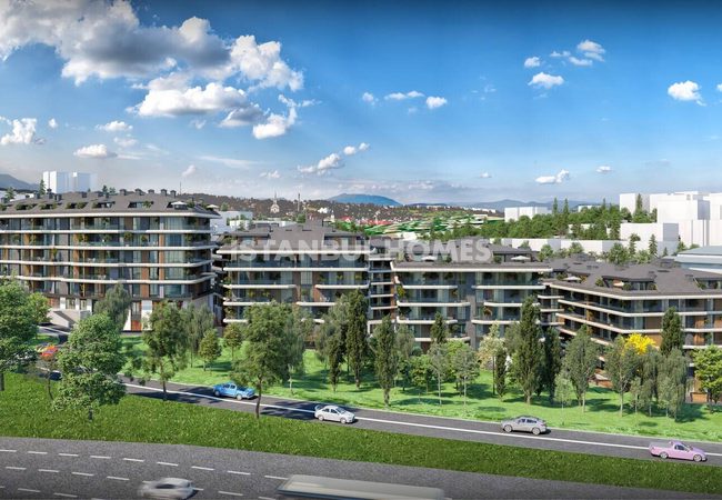 Elegante Wohnungen In Einer Anlage Mit Hallenbad In İstanbul