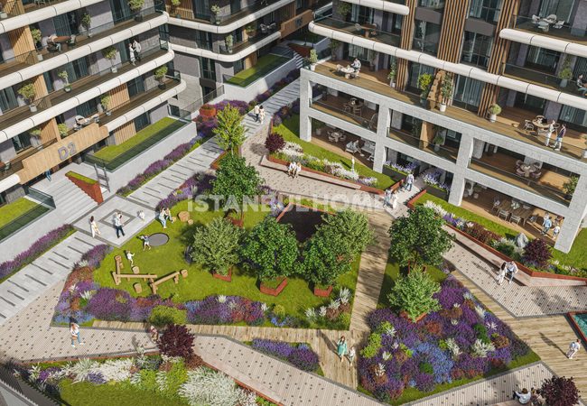 Elegante Wohnungen In Einer Anlage Mit Hallenbad In İstanbul 4