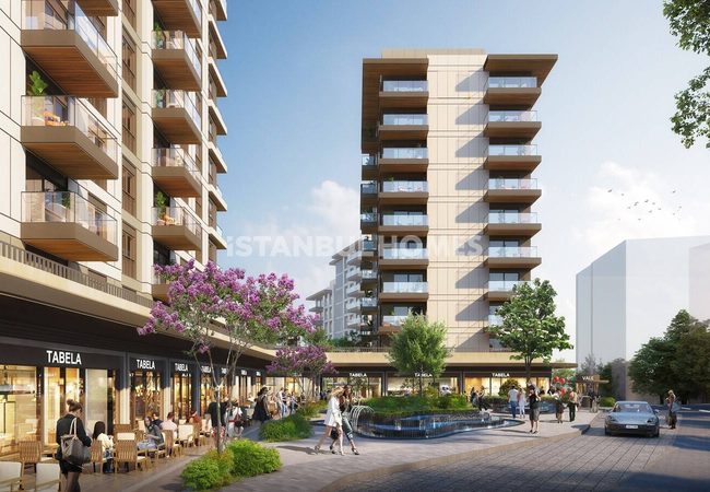 شقق في مشروع سكني على بُعد 150 مترًا من محطة المترو في شيشلي، إسطنبول 2