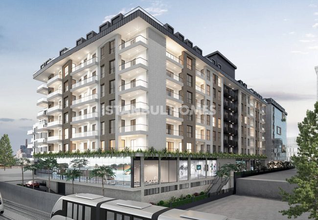 Квартиры с видом на город в комплексе в Малтепе, Стамбул 4