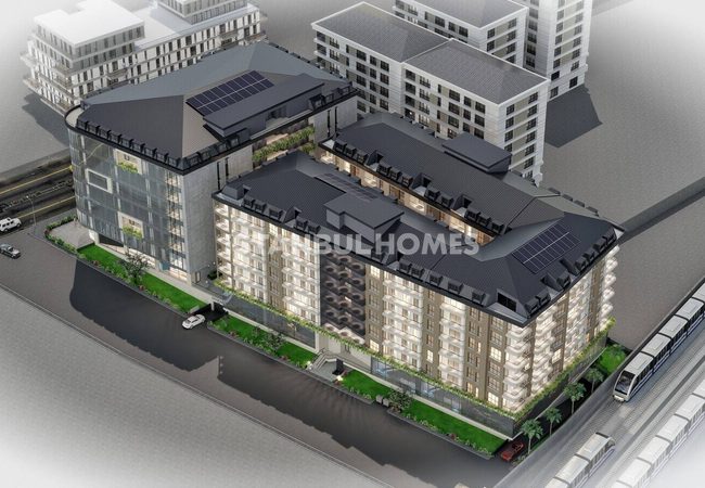 Квартиры с видом на город в комплексе в Малтепе, Стамбул 6