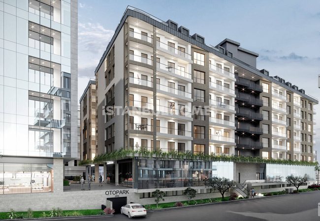 Квартиры с видом на город в комплексе в Малтепе, Стамбул 2