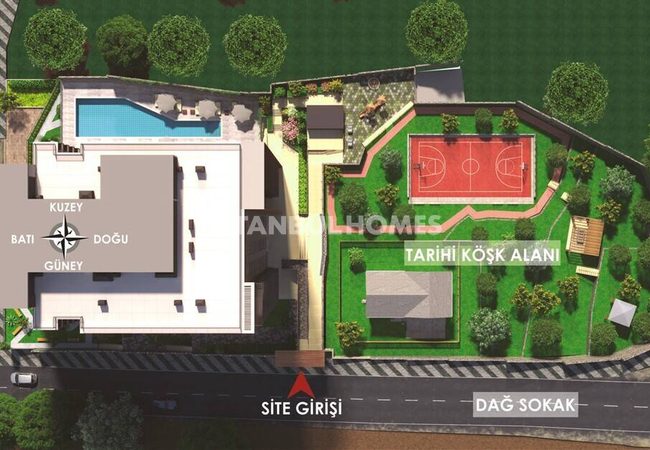 عقارات بإطلالة بحرية في مجمع سكني في كارتال، إسطنبول 6