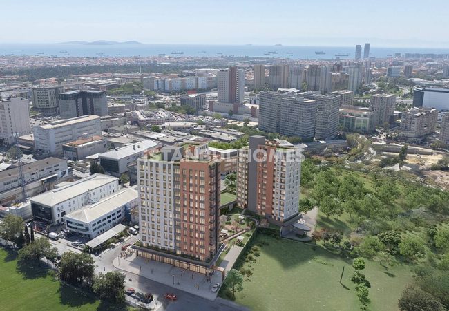 泽伊廷布尔努 (zeytinburnu) 距离地铁站 400 米的优雅公寓