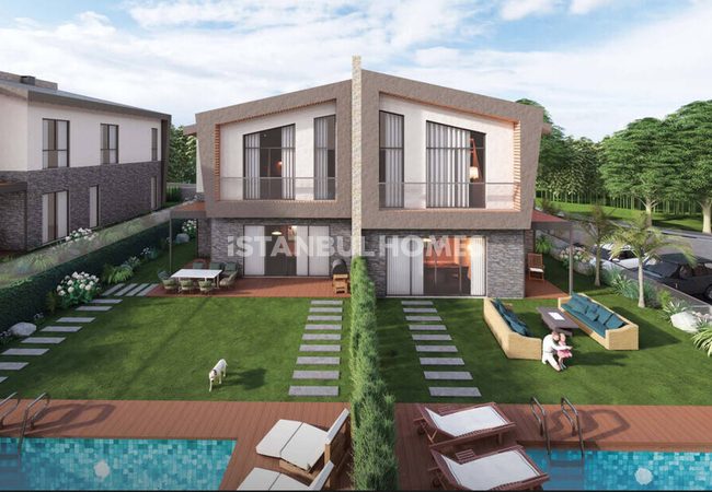İstanbul Beykoz'da Güvenlikli Sitede Havuzlu 5 Odalı Villalar 1