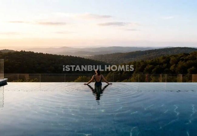 伊斯坦布尔萨里耶尔 (sariyer) 高档住宅区森林景观公寓 6