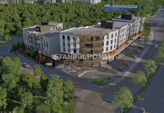 Wohnungen In Einer Wohnanlage Mit Parkplätzen In Başakşehir 1