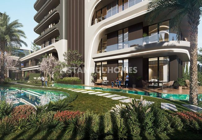 Wohnungen Mit Meerblick Und Privatpool In Ataşehir 9