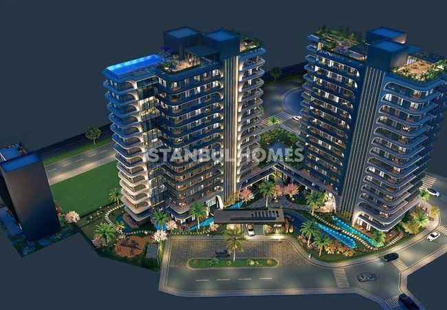 Wohnungen Mit Meerblick Und Privatpool In Ataşehir 13