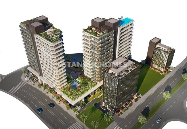 Wohnungen Mit Meerblick Und Privatpool In Ataşehir 11