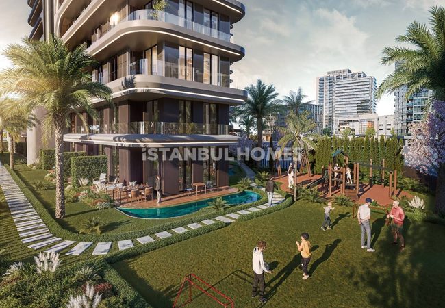 Wohnungen Mit Meerblick Und Privatpool In Ataşehir 12