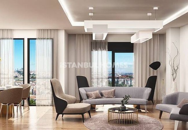 آپارتمان های جادار با فرصت سرمایه گذاری در استانبول 13