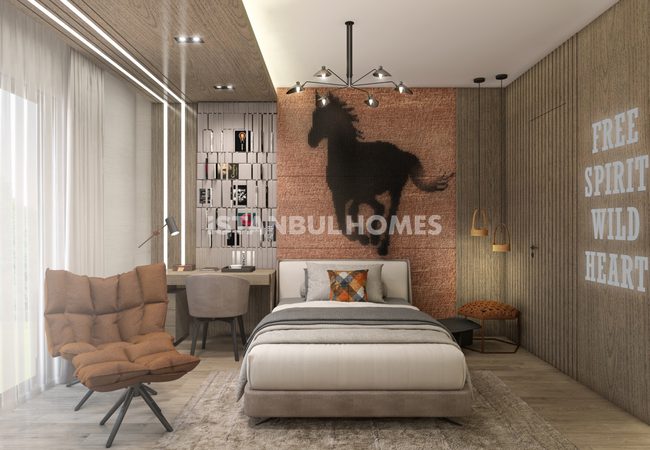 New Build Triplex Villas with Private Pool in Beylikduzu 25