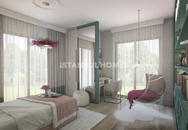 New Build Triplex Villas with Private Pool in Beylikduzu 26
